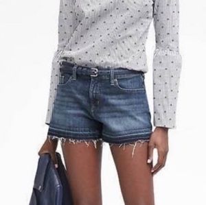 Banana Republic Release Hem Denim Shorts